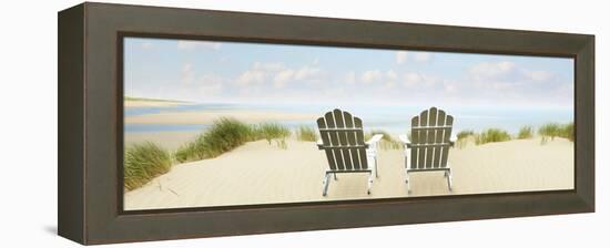 Beachscape Panorama VI-James McLoughlin-Framed Premier Image Canvas