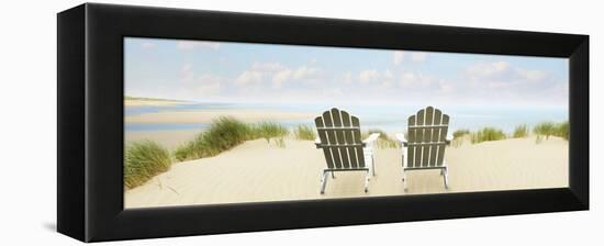 Beachscape Panorama VI-James McLoughlin-Framed Premier Image Canvas