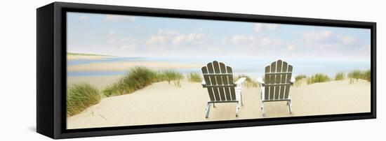 Beachscape Panorama VI-James McLoughlin-Framed Premier Image Canvas