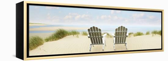 Beachscape Panorama VI-James McLoughlin-Framed Premier Image Canvas