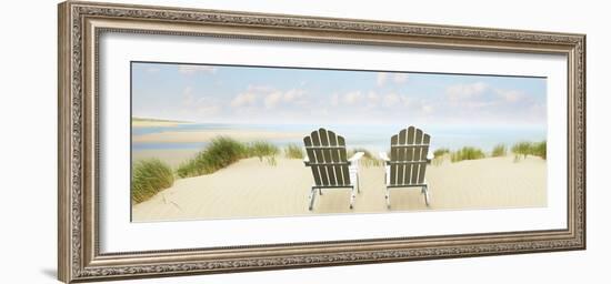 Beachscape Panorama VI-James McLoughlin-Framed Photographic Print