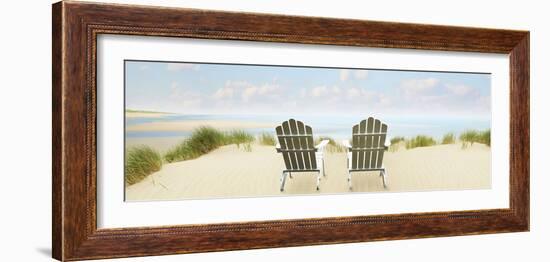 Beachscape Panorama VI-James McLoughlin-Framed Photographic Print