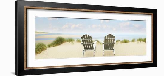 Beachscape Panorama VI-James McLoughlin-Framed Photographic Print