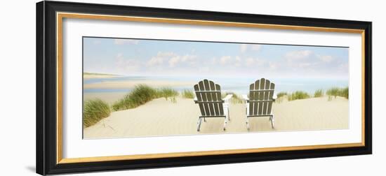 Beachscape Panorama VI-James McLoughlin-Framed Photographic Print
