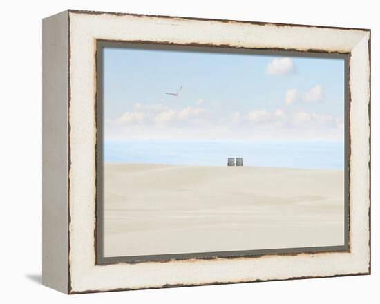 Beachscape Photo II-James McLoughlin-Framed Premier Image Canvas