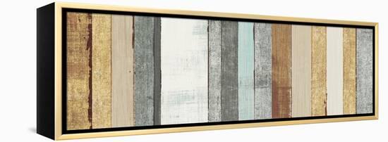 Beachscape VII Gold Neutral-Michael Mullan-Framed Stretched Canvas