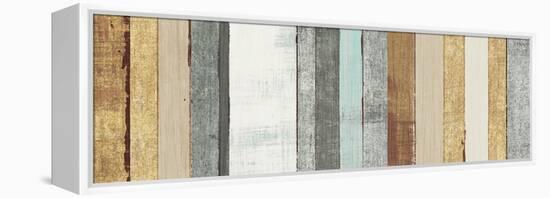 Beachscape VII Gold Neutral-Michael Mullan-Framed Stretched Canvas