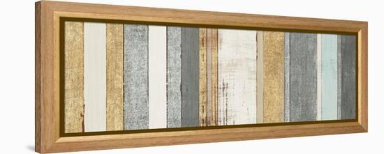 Beachscape VIII Gold Neutral-Michael Mullan-Framed Stretched Canvas