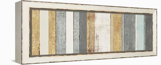 Beachscape VIII Gold Neutral-Michael Mullan-Framed Stretched Canvas