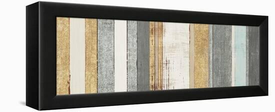 Beachscape VIII Gold Neutral-Michael Mullan-Framed Stretched Canvas