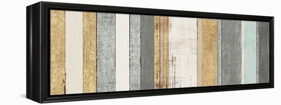 Beachscape VIII Gold Neutral-Michael Mullan-Framed Stretched Canvas