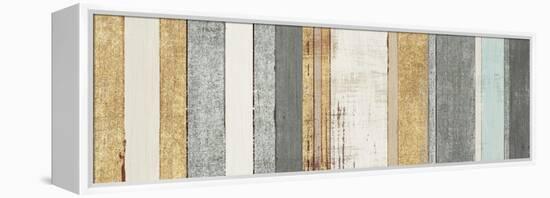 Beachscape VIII Gold Neutral-Michael Mullan-Framed Stretched Canvas