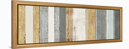 Beachscape VIII Gold Neutral-Michael Mullan-Framed Stretched Canvas