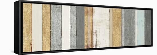 Beachscape VIII Gold Neutral-Michael Mullan-Framed Stretched Canvas