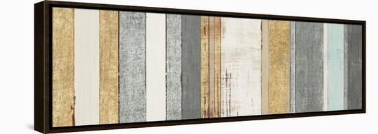 Beachscape VIII Gold Neutral-Michael Mullan-Framed Stretched Canvas