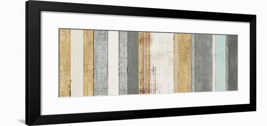 Beachscape VIII Gold Neutral-Michael Mullan-Framed Art Print