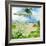 Beachside Dining 1-Mary Escobedo-Framed Art Print