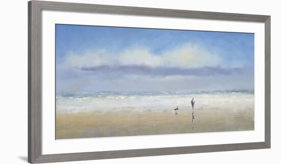 Beachside Stroll-Michael J^ Sanders-Framed Art Print