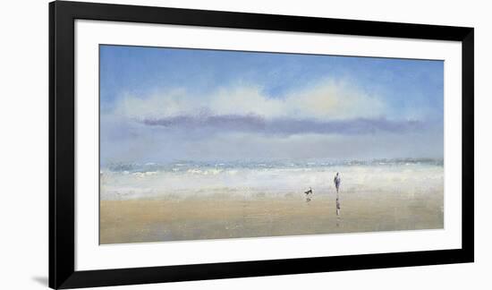 Beachside Stroll-Michael J^ Sanders-Framed Art Print