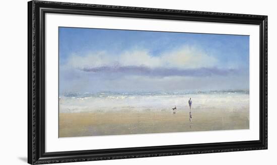 Beachside Stroll-Michael J^ Sanders-Framed Art Print