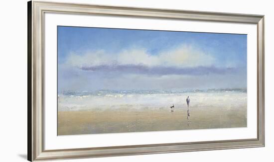 Beachside Stroll-Michael J^ Sanders-Framed Art Print