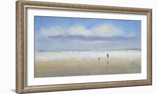 Beachside Stroll-Michael J^ Sanders-Framed Giclee Print