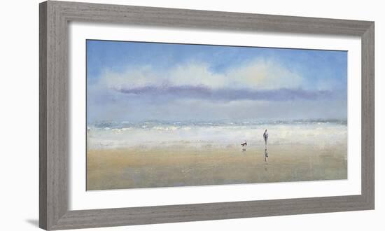 Beachside Stroll-Michael J^ Sanders-Framed Giclee Print