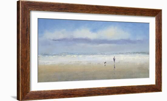 Beachside Stroll-Michael J^ Sanders-Framed Giclee Print