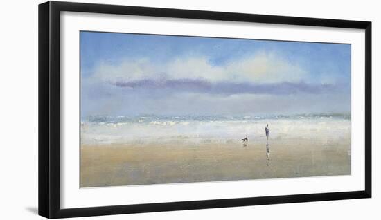 Beachside Stroll-Michael J^ Sanders-Framed Giclee Print