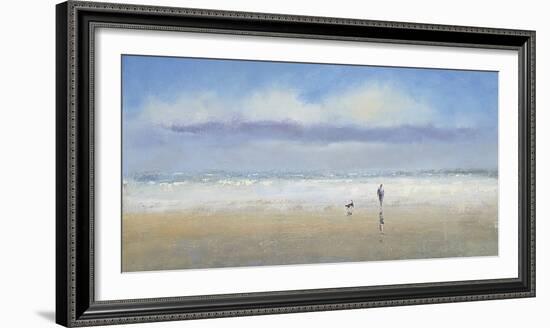 Beachside Stroll-Michael J^ Sanders-Framed Giclee Print