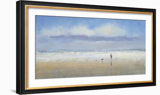 Beachside Stroll-Michael J^ Sanders-Framed Giclee Print