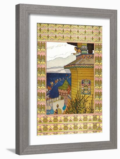 Beachtown-Ivan Bilibin-Framed Art Print