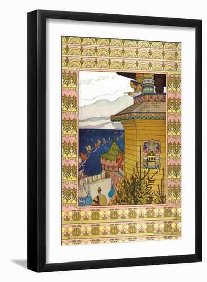 Beachtown-Ivan Bilibin-Framed Art Print