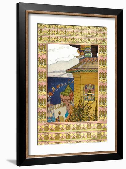 Beachtown-Ivan Bilibin-Framed Art Print