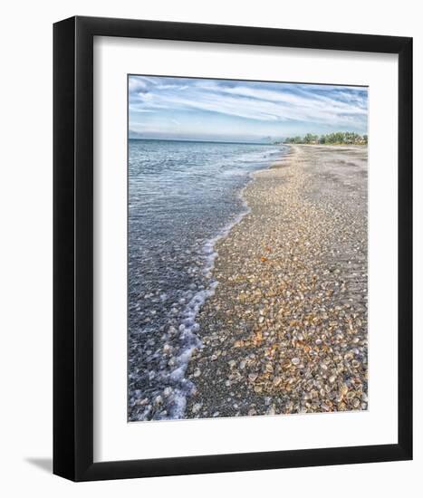 Beachwalk-Mary Lou Johnson-Framed Art Print