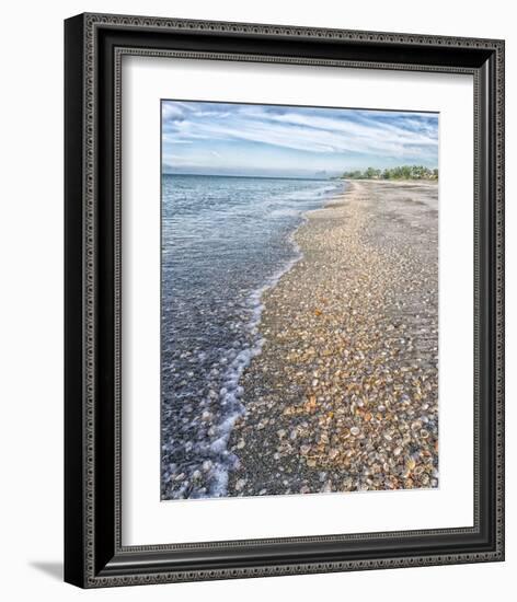 Beachwalk-Mary Lou Johnson-Framed Art Print