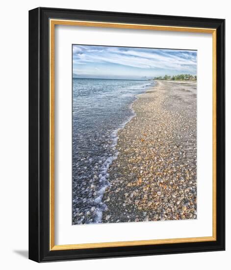 Beachwalk-Mary Lou Johnson-Framed Art Print