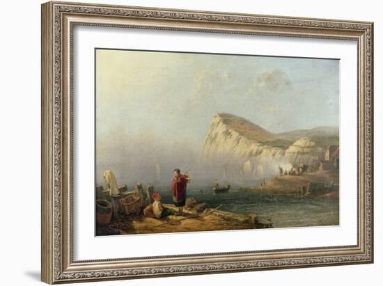 Beachy Head, 1850-John Wilson Carmichael-Framed Giclee Print