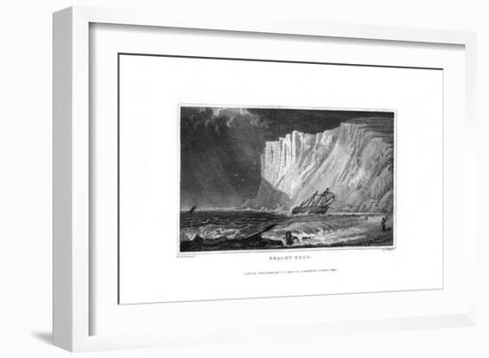 Beachy Head, East Sussex, 1829-J Rogers-Framed Giclee Print