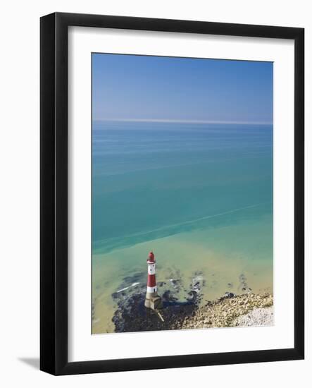 Beachy Head Lighthouse, East Sussex, English Channel, England, United Kingdom, Europe-Neale Clarke-Framed Photographic Print