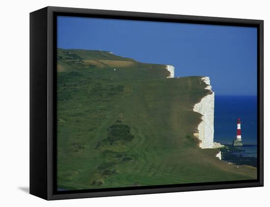 Beachy Head, South Downs, East Sussex, England, United Kingdom, Europe-David Hughes-Framed Premier Image Canvas