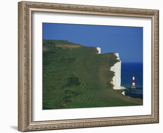 Beachy Head, South Downs, East Sussex, England, United Kingdom, Europe-David Hughes-Framed Photographic Print