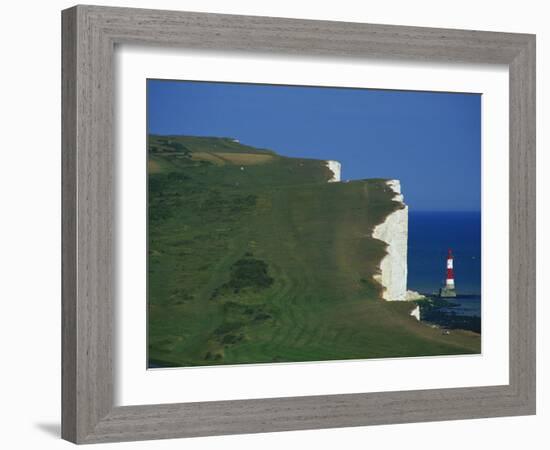 Beachy Head, South Downs, East Sussex, England, United Kingdom, Europe-David Hughes-Framed Photographic Print