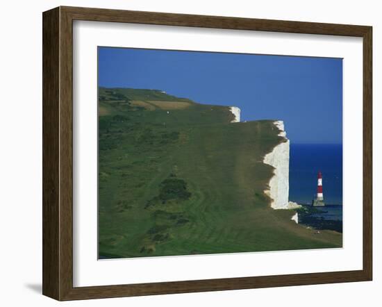 Beachy Head, South Downs, East Sussex, England, United Kingdom, Europe-David Hughes-Framed Photographic Print