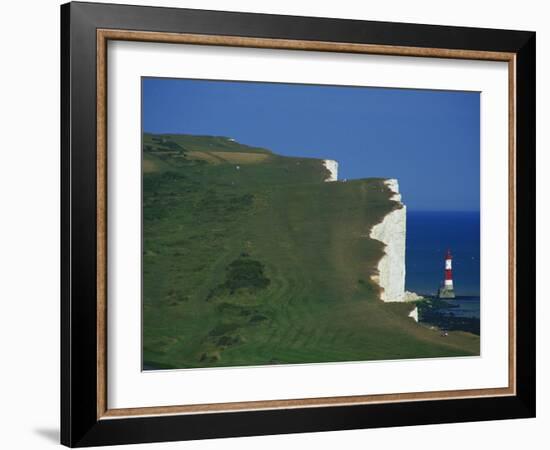 Beachy Head, South Downs, East Sussex, England, United Kingdom, Europe-David Hughes-Framed Photographic Print