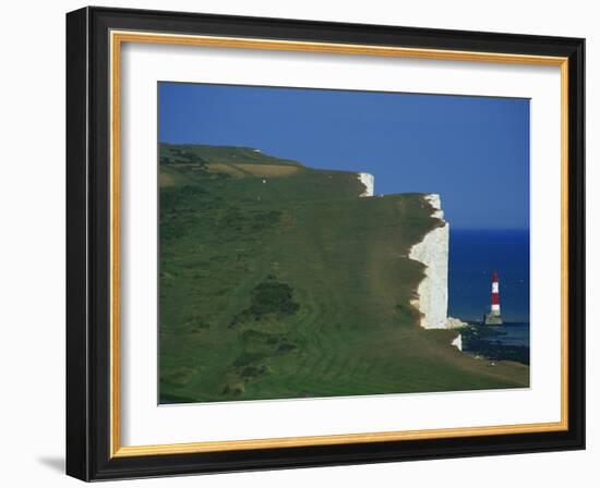 Beachy Head, South Downs, East Sussex, England, United Kingdom, Europe-David Hughes-Framed Photographic Print