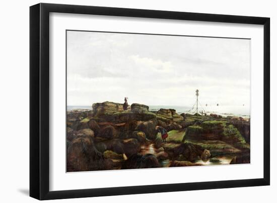 Beacon Rocks, Roker, Sunderland, 1885-John Smith-Framed Giclee Print