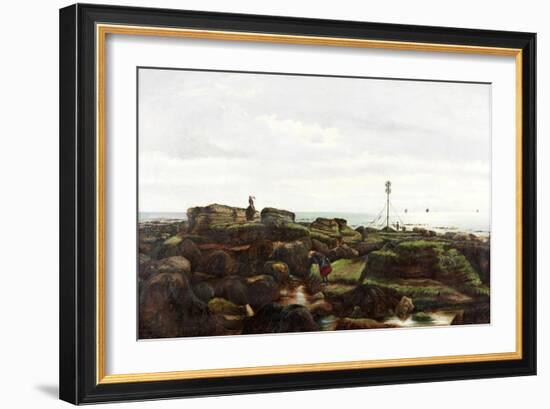 Beacon Rocks, Roker, Sunderland, 1885-John Smith-Framed Giclee Print