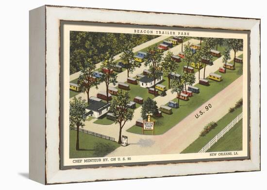 Beacon Trailer Park, New Orleans-null-Framed Stretched Canvas