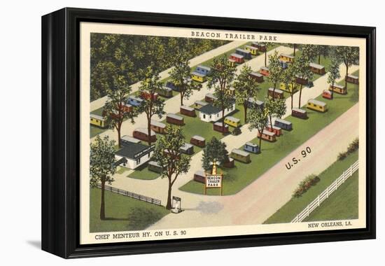 Beacon Trailer Park, New Orleans-null-Framed Stretched Canvas